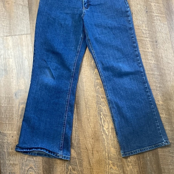 VNTG COS JEANS FLARE LEG W/EMBELLISHED RHINESTONE DETAILING MID RISE STRETCH - Picture 3 of 11